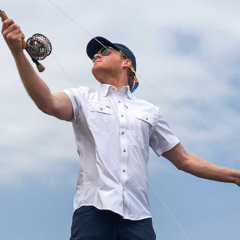 The Salty Dog - White Short Sleeve Shirt