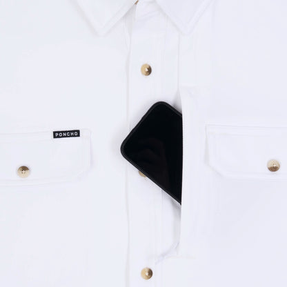 The Salty Dog - White Short Sleeve Shirt
