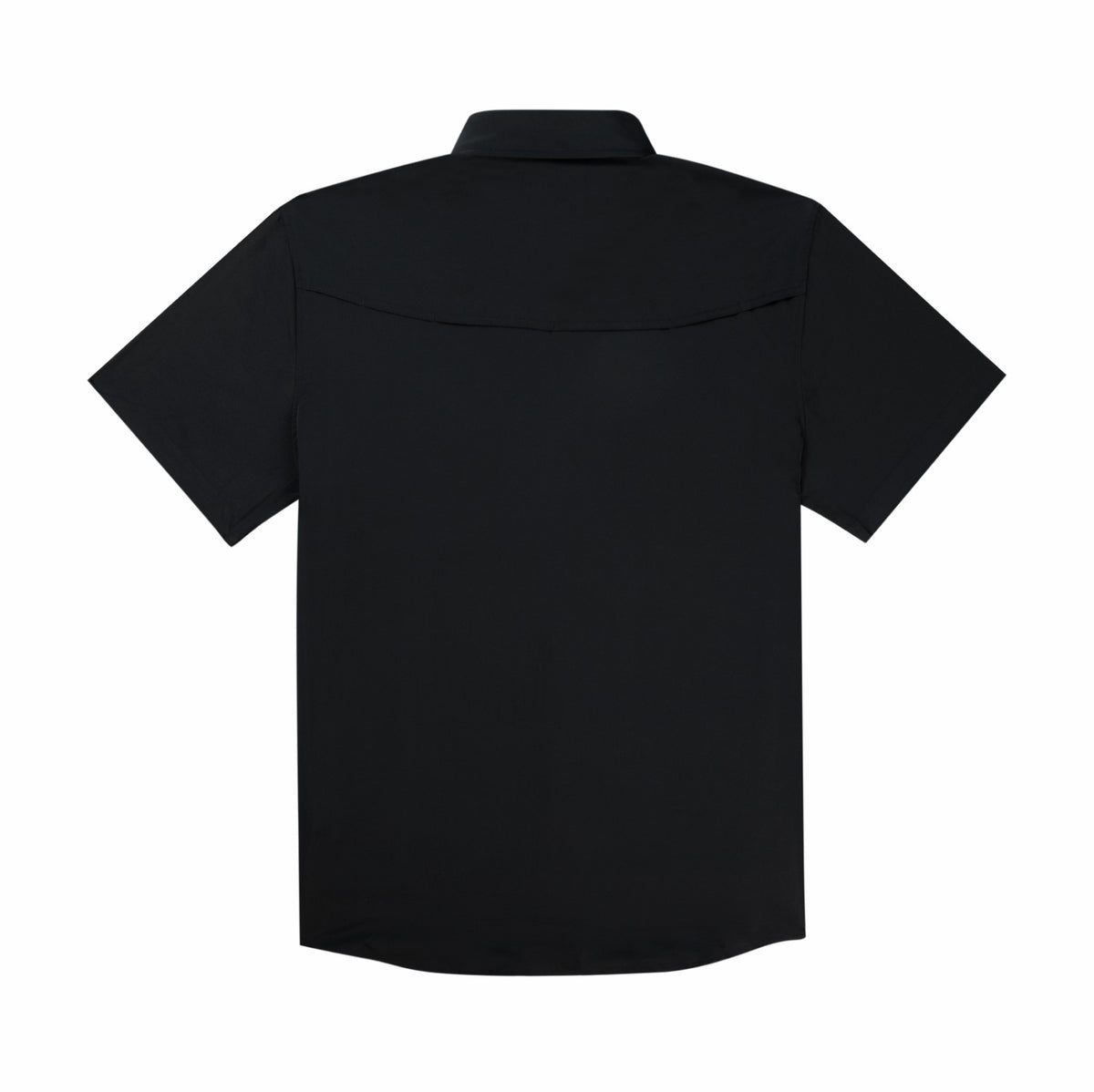 Black Short Sleeve Fishing Shirt