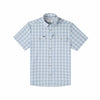 Washed Blue and Grey Plaid