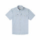 Washed Blue and Grey Plaid