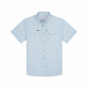 Ocean Blue Check Plaid