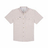 Maroon Aqua White Plaid