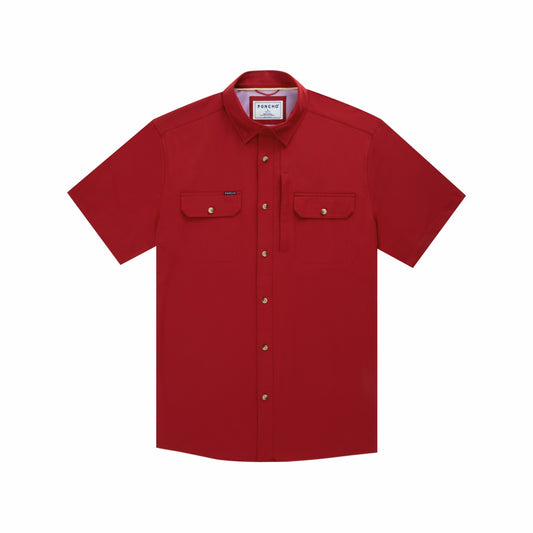 Black Short Sleeve Fishing Shirt