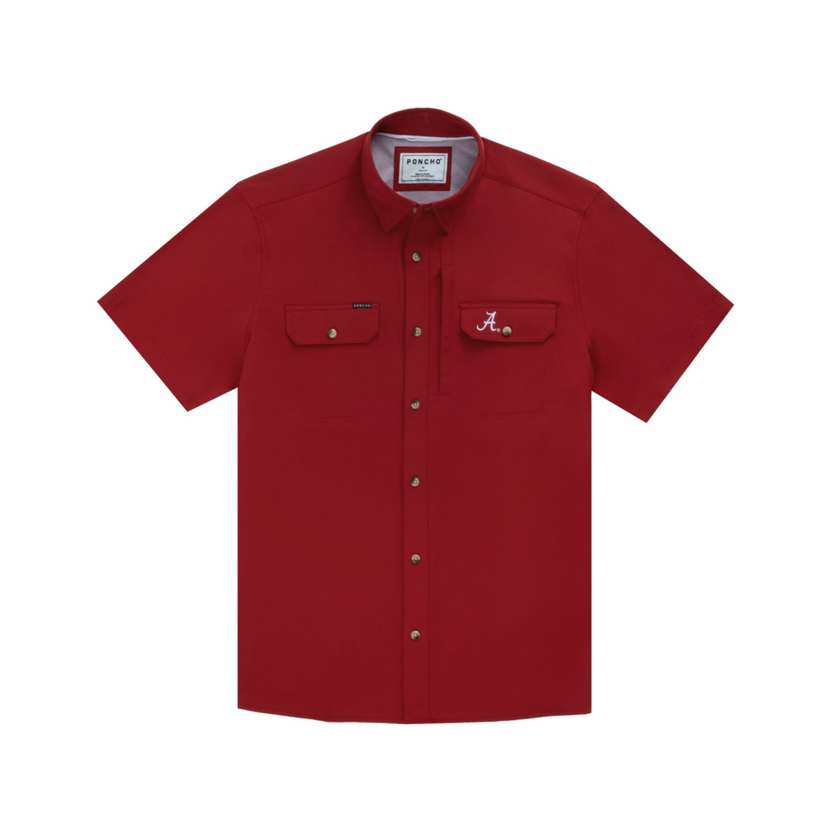 Black Short Sleeve Fishing Shirt