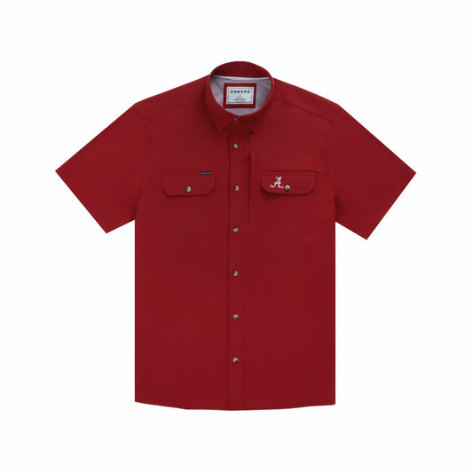 Black Short Sleeve Fishing Shirt