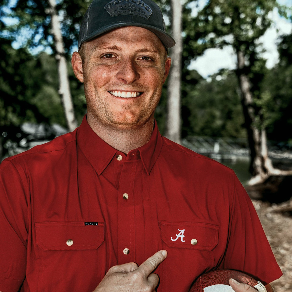 Black Short Sleeve Fishing Shirt