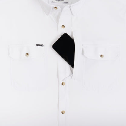 The Iceman - White Long Sleeve Shirt