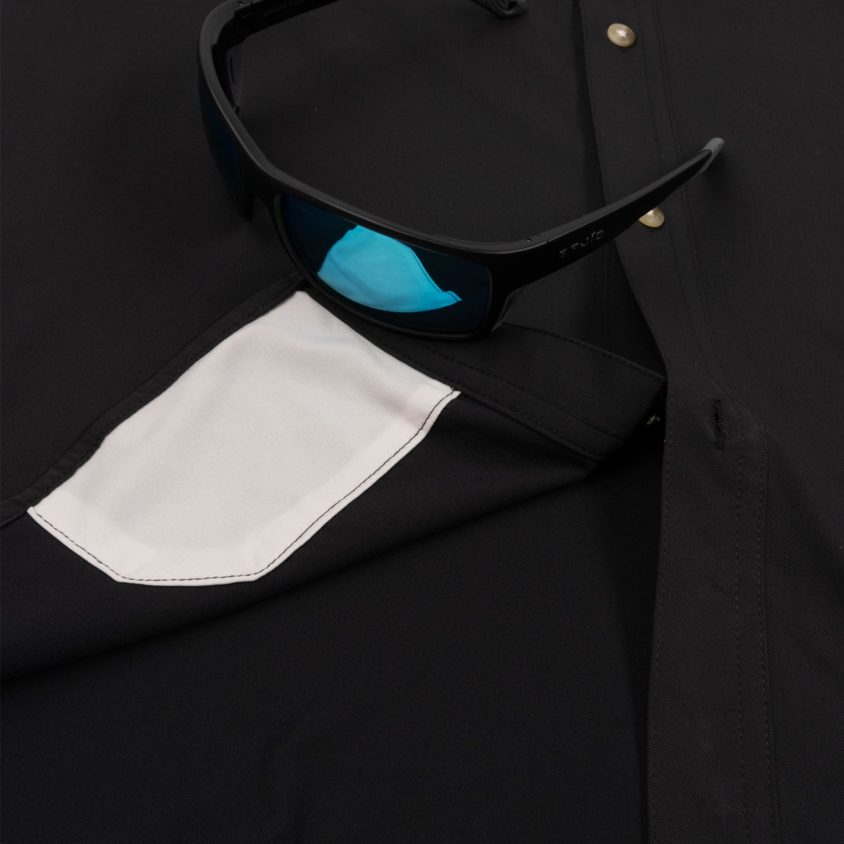 The Black Smoke - Black Long Sleeve Shirt