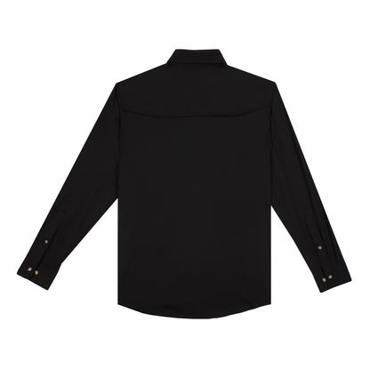 The Black Smoke - Black Long Sleeve Shirt