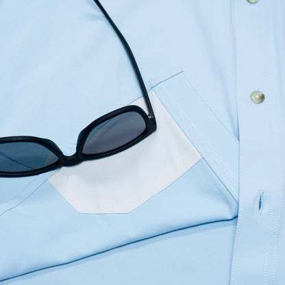 The Purist - Blue Long Sleeve Shirt
