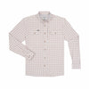 Maroon Aqua White Plaid