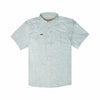 Blue Western Flower Print