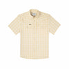 Tan and Light Gold Plaid