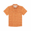 Burnt Orange Floral Print