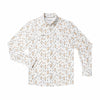 Cream Retro Diamond Print