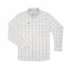 Grey Blue and Cream Plaid