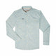 Blue Western Flower Print