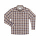 Brown and Blue Plaid