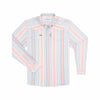 Tan/Red/Blue Stripe
