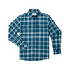 Navy and Off White Plaid