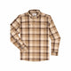 Cream and Brown Plaid