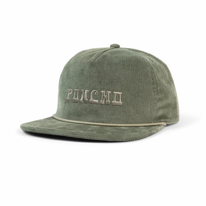 Moss Poncho Corduroy Hat