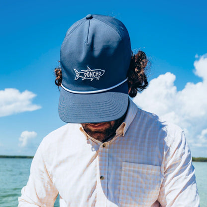 Navy Tarpon Rope Hat