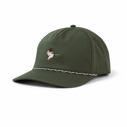 Green Mallard Rope Hat