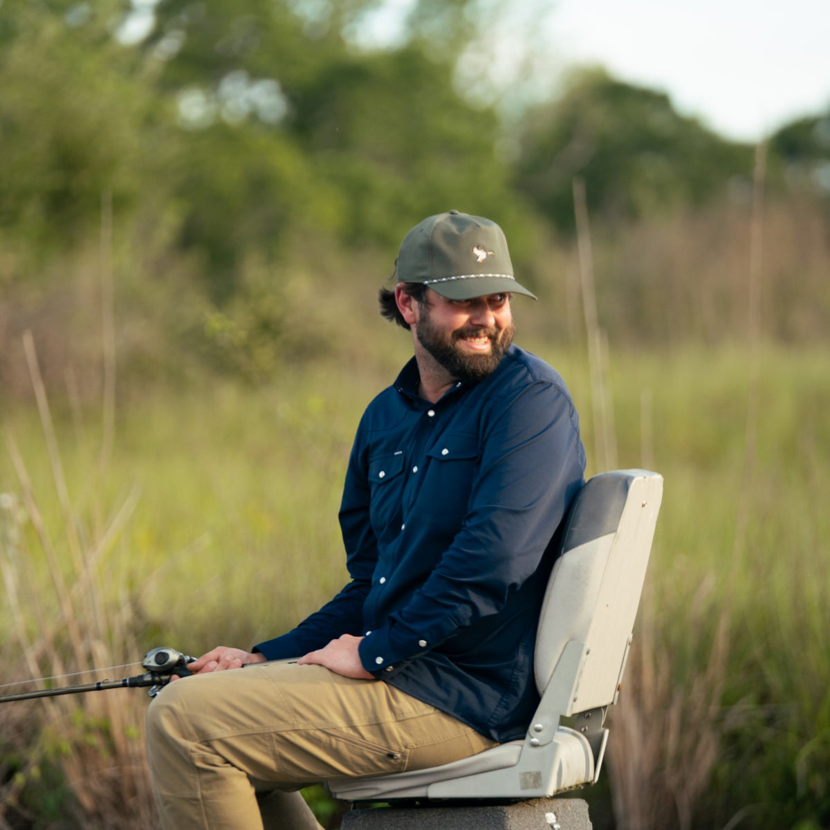 Green Mallard Rope Hat