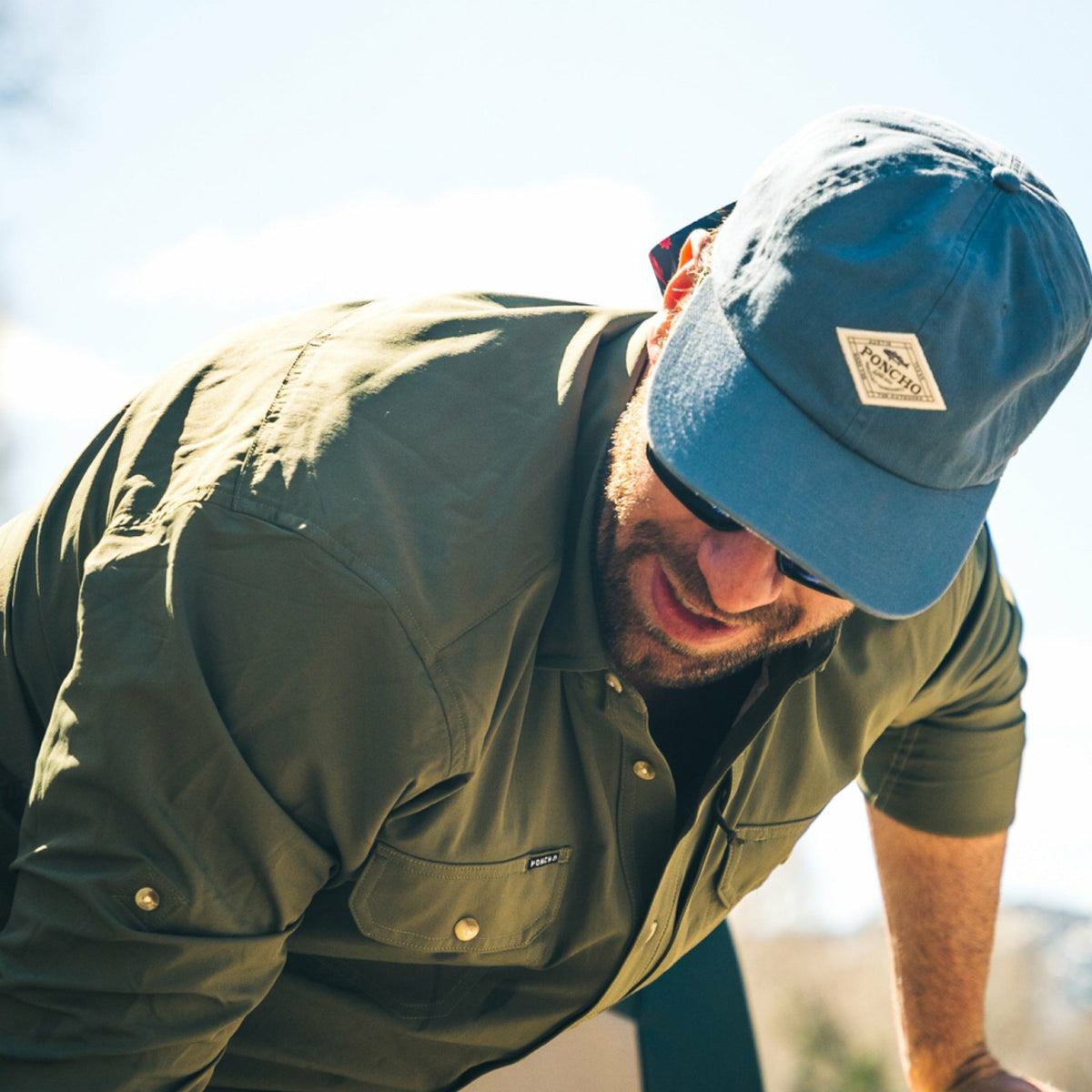Lake Blue Diamond Patch Hat